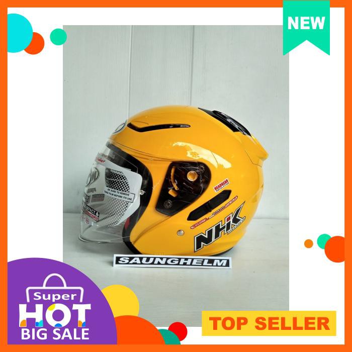 HELM NHK R1 SOLID YELLOW