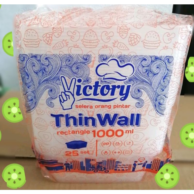 thinwall persegi panjang 1000ML