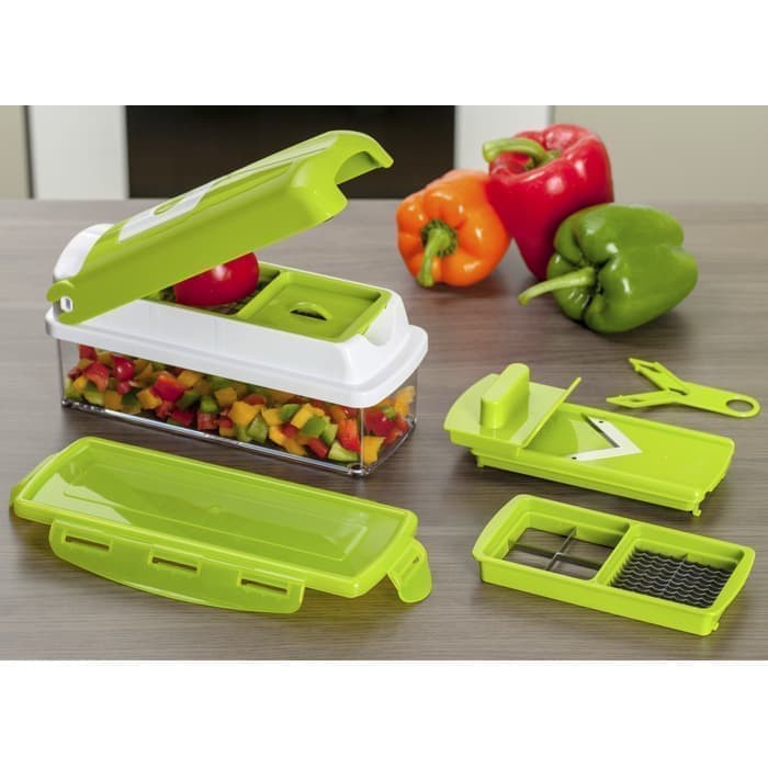 Genius Nicer Dicer Plus/ Pemotong Sayur Buah Serbaguna(As seen on TV)