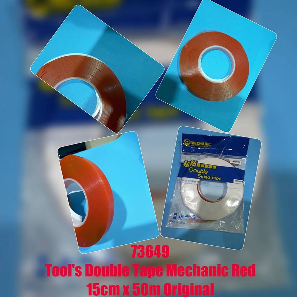 

Double Tape Mechanic Red 15mm x 50m Original