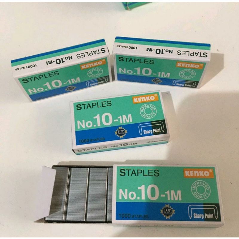

Isi Staples KENKO No 10 Original 1 Kotak Steples Stapler Refill Stapler no 10 isi Stepler Kecil