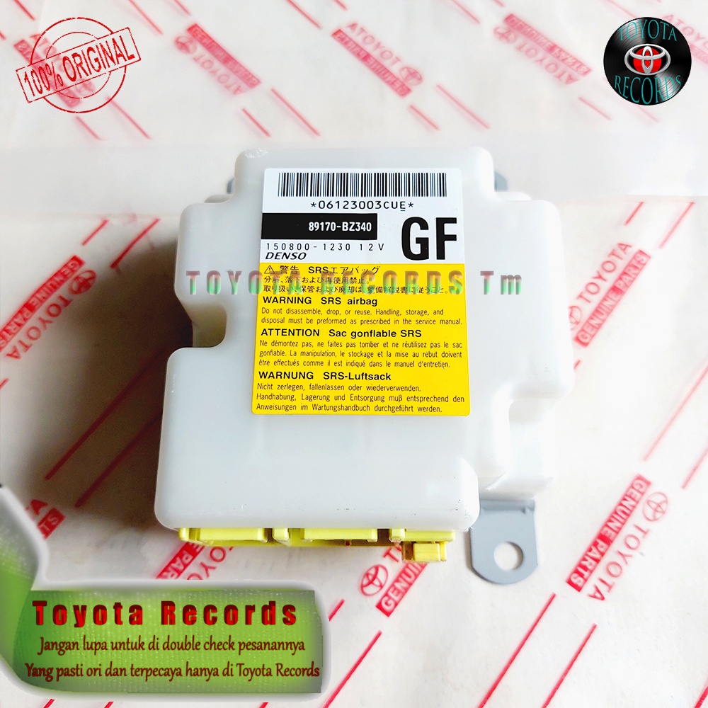 Modul Ecu Air Bag Rush Terios Original Genuine Toyota 89170-BZ340 GF