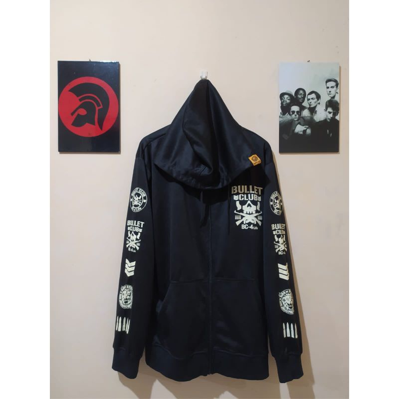 #54 Jaket Hoodie Pro Wrestling / NJPW / WWE / ROH / AEW Bullet Club