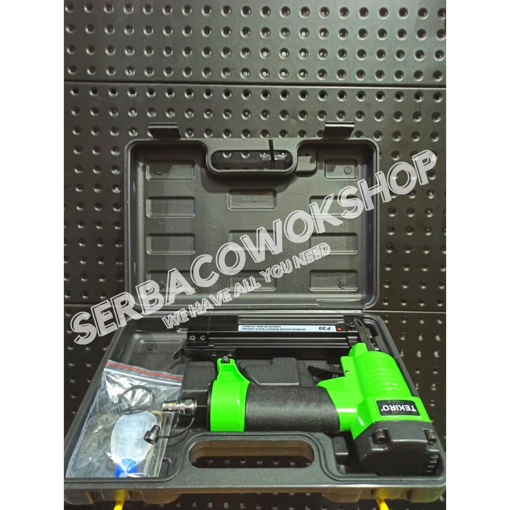 Tekiro Air Nailer Gun F 30 F30 Mesin Staples Gun Angin Paku Tembak Lurus Termurah Berkualitas