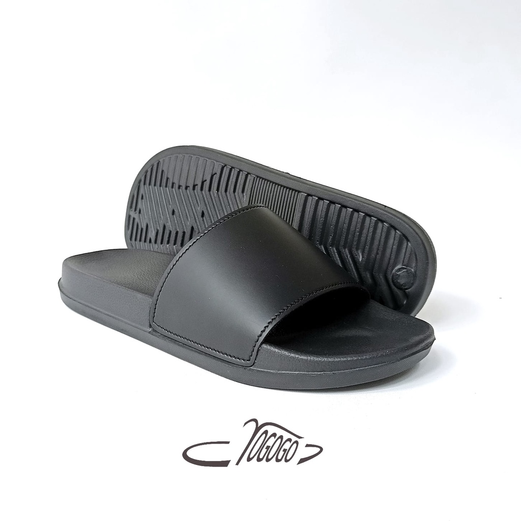 Sandal / Sendal Slide Slop Slip On Flip Flop Polos Anti Selip TIDAK BERAT