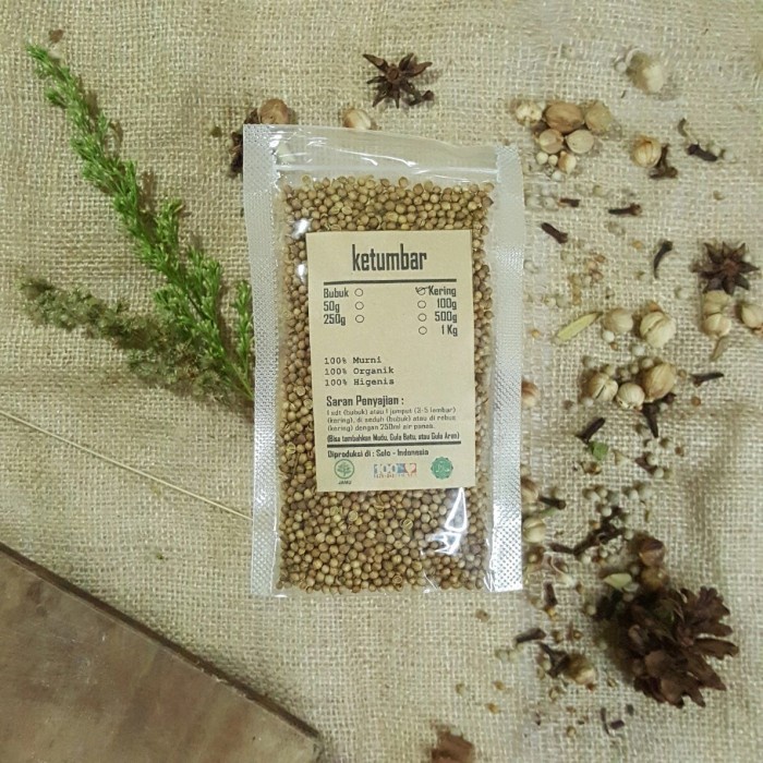 

KETUMBAR KERING 500 gr - Coriandrum Sativum - MURNI - JSR