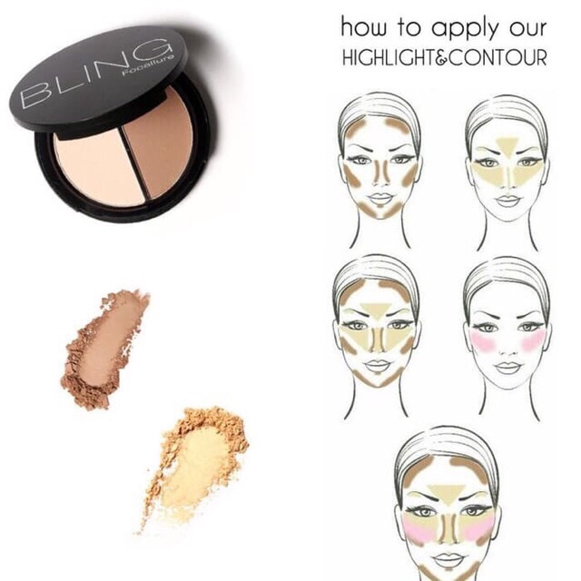 Focallure Contour &amp; Highlighter Powder Original