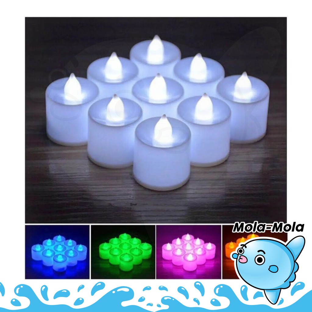 MOLAMOLA HL0049 Lampu Lilin Elektrik Lampu Hias LED MOLAMOLA HL0049 Lampu Lilin Elektrik Lampu Hias LED