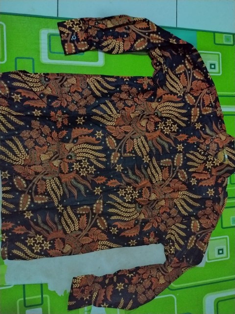 Kemeja Batik Lengan Panjang Size M L Xl Xxl Kenongo Bswart Batik Hrb026
