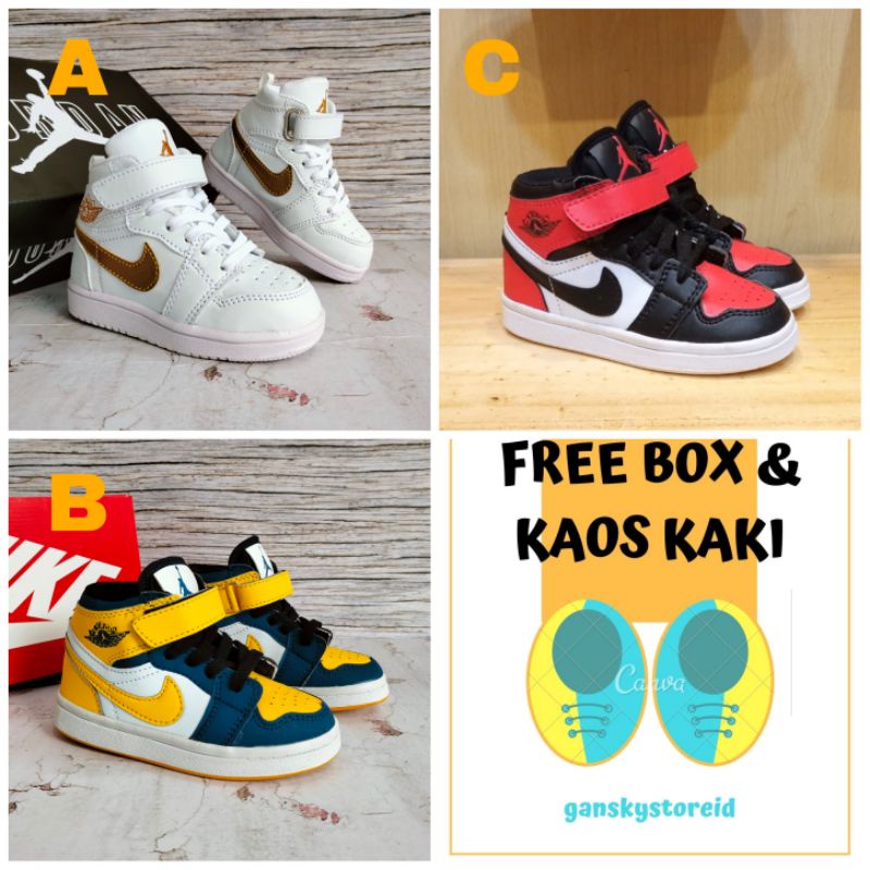 SEPATU ANAK NIKE JORDAN PREMIUM HIGH QUALITY SEPATU SNEAKERS ANAK LAKI LAKI