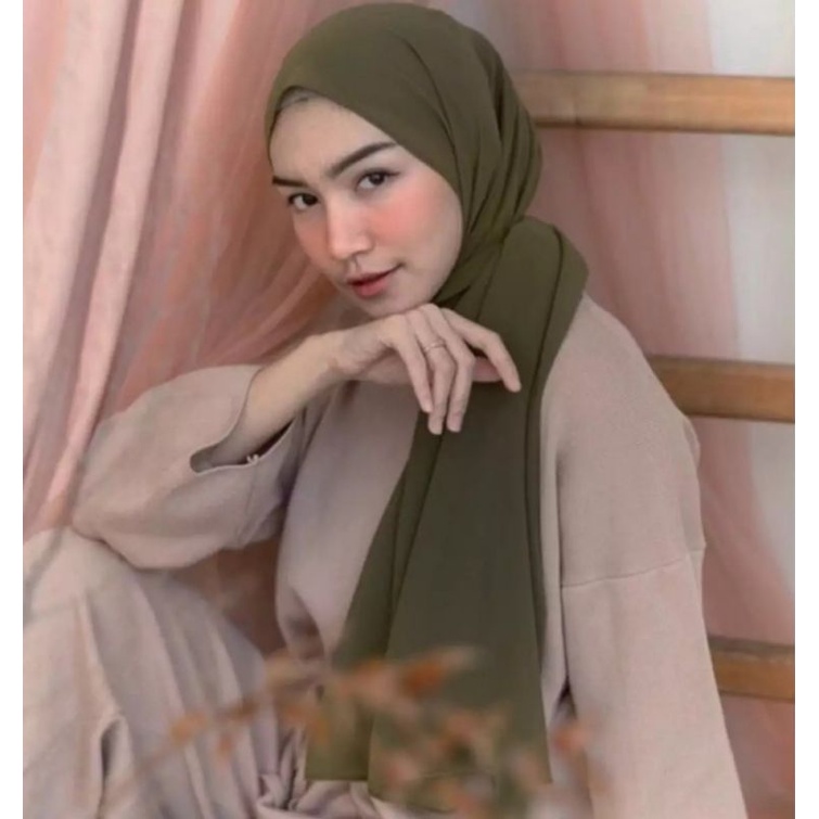 Pashmina CERUTI BABY DOLL Armani Exclusive - HIJAU ARMY