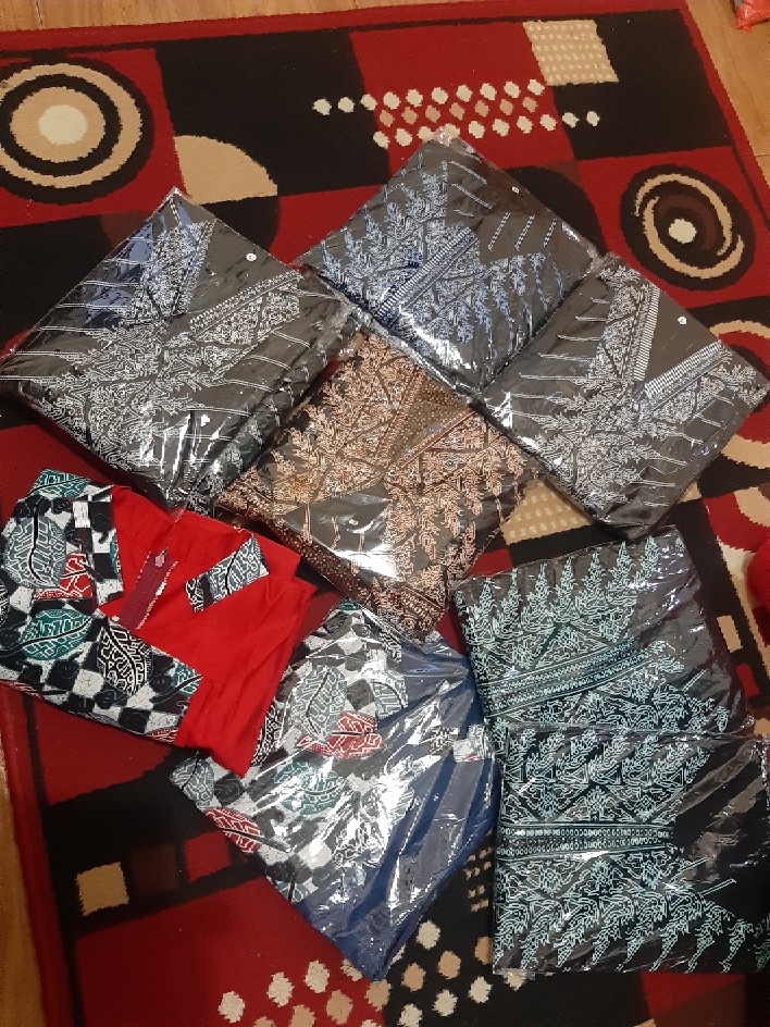 Gamis Cardi Batik Halus, Gamis Batik Busui, Gamis Batik Sabyan