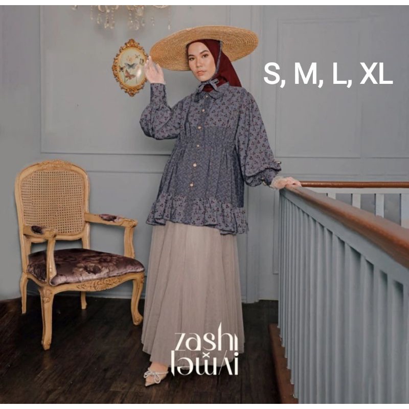 daphne blouse by zashi x iymel zaskia sungkar