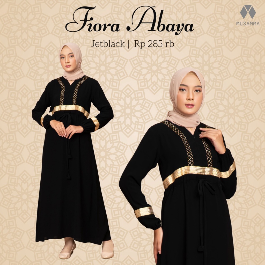 Daster Arab Musamma Fiora Abaya by Musamma Original