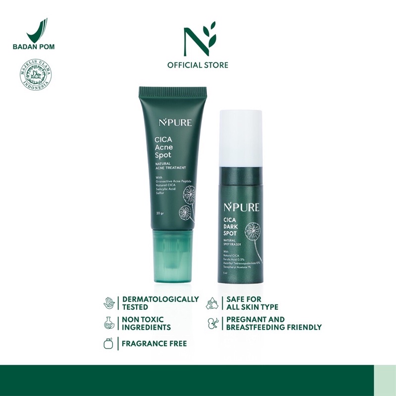 Npure Centella Asiatica Acne and Dark Spot