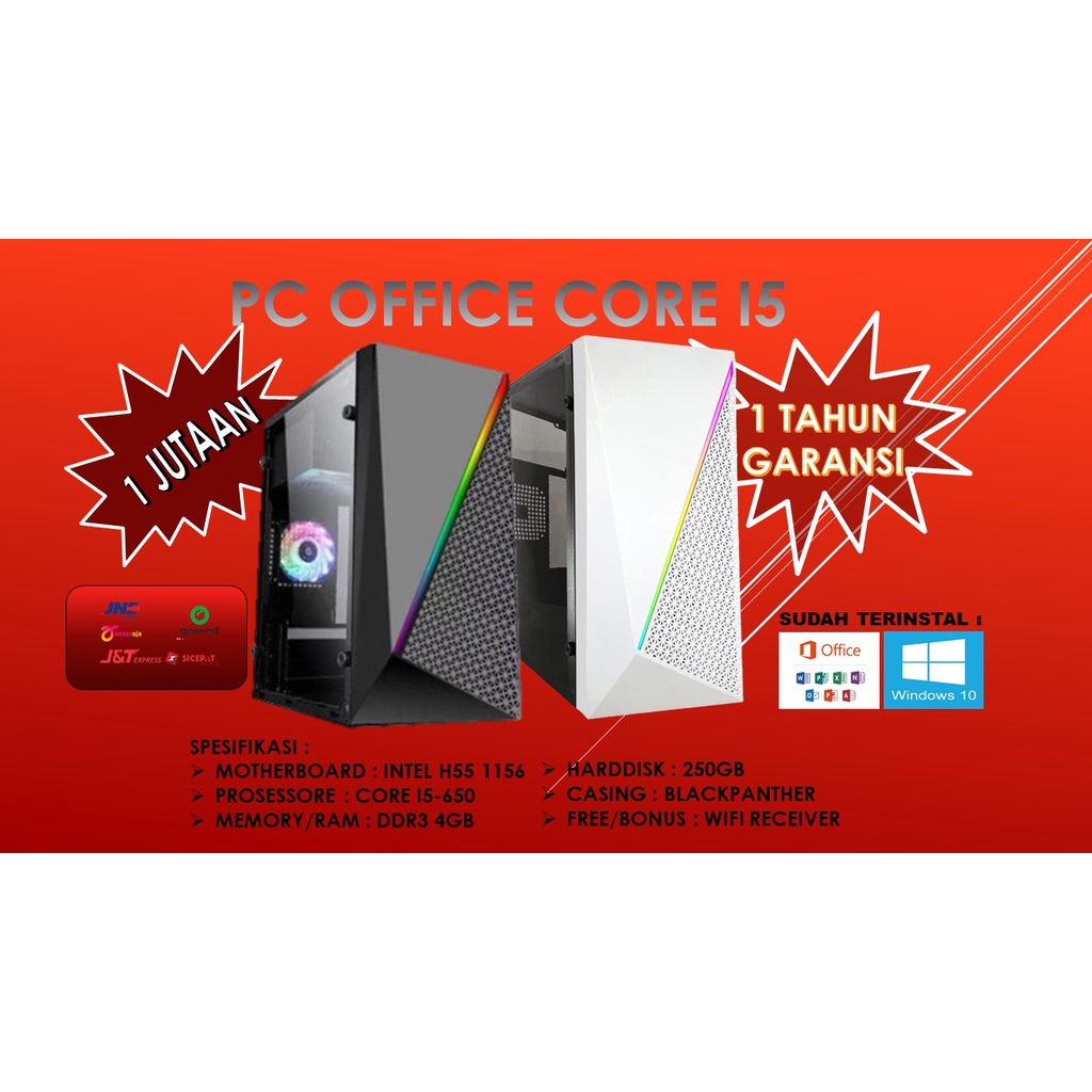 KOMPUTER RAKITAN INTEL CORE I5 CPU/PC OFFICE ADMIN