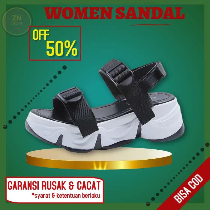 Sandal Sendal Selop Slop Sandals Gunung Wanita Cewek Korea Korean Import Impor Kekinian Murah Fashio