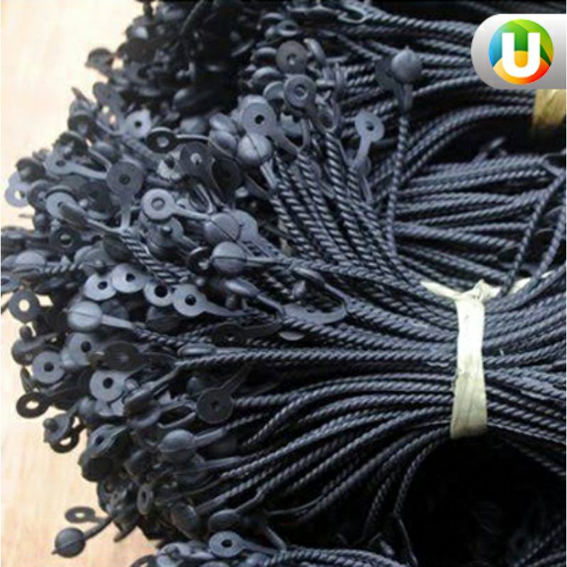 

[Isi 100Pcs] Tali Plintir Souvenir Tali Hitam Untuk Camilan Panjang 17Cm