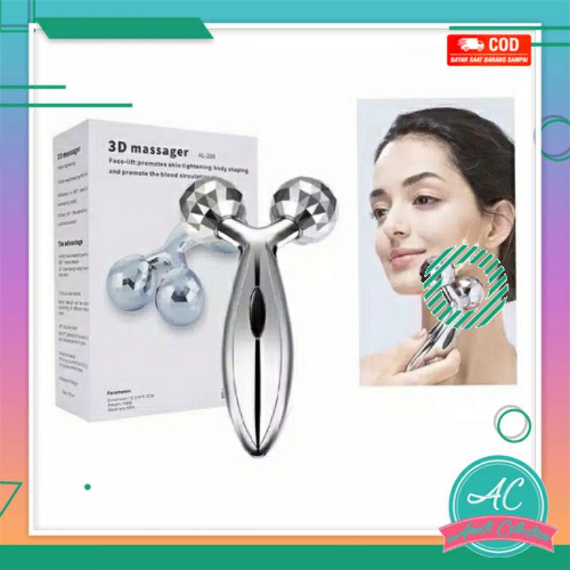 Alat pijat refleksi kesehatan 3D Massager penghilang lemak pelangsing perut lengan paha wajah badan