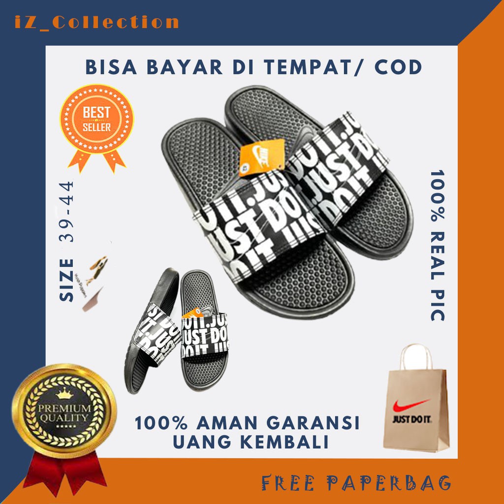 Sandal | Sendal Slide Selop Slop on Karet Nike Pria Wanita | C10