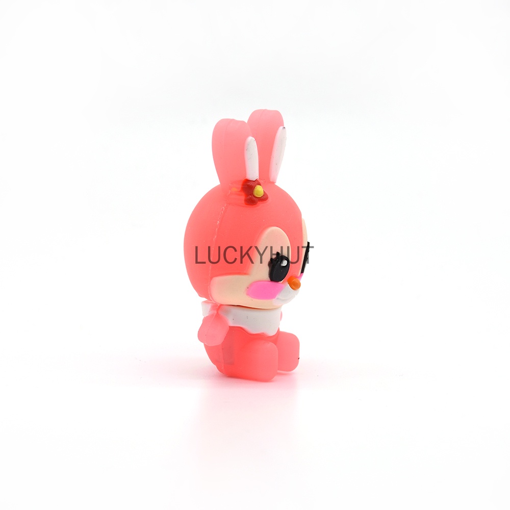 Pendrive 2TB 1GB 8GB 16GB 32GB 64gb Pendrive 128GB Bentuk Kelinci Pink Abu-Abu