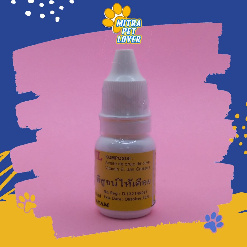 PENGUAT PARU JALU &amp; KUKU AYAM ADUAN - TAJI 10 ML ORIGINAL - MINYAK TETES AYAM JAGO TANDING - DENGAN VIT E &amp; GRASS - OLESKAN DI JALU KUKU - MURAH ASLI GARANSI KUALITAS - PET ANIMAL HEALTHCARE &amp; VETERINARY TAMASINDO OBAT &amp; VITAMIN TERNAK HEWAN MITRAPETLOVER