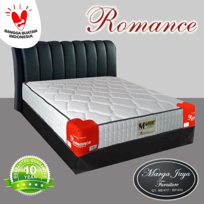 Kasur Spring Bed ROMANCE set uk 160 x 200 cm berikut divan dan sandara