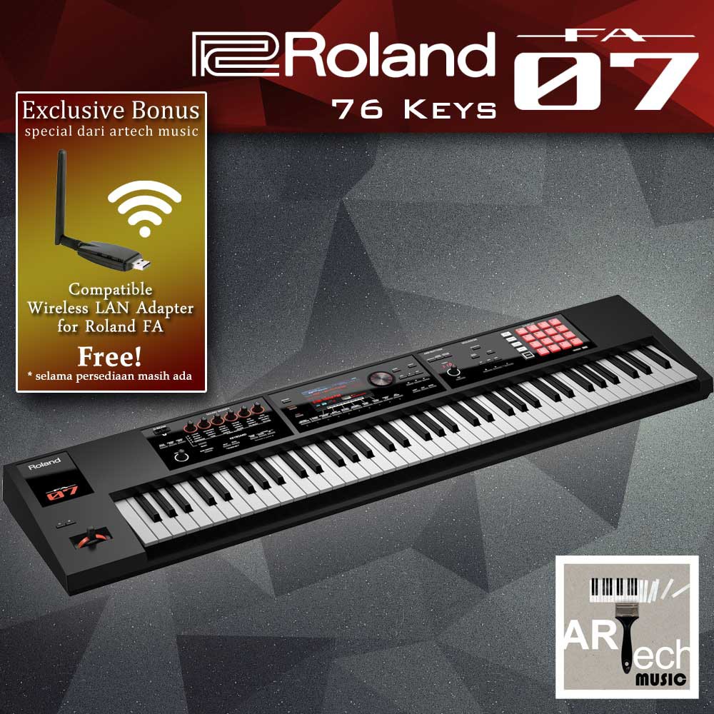 Roland Fa 07 Fa07 Fa 07 Synthesizer Workstation Digital Piano Shopee Indonesia