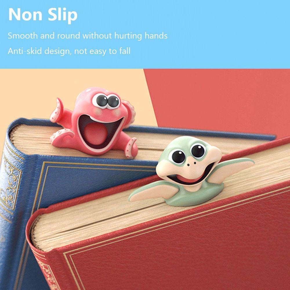 Pembatas Buku Desain Kartun 3D Bahan PVC