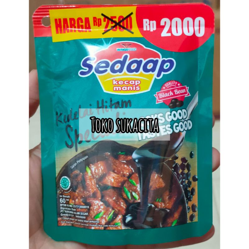 

kecap manis sedaap kedelai hitam spesial 60ml