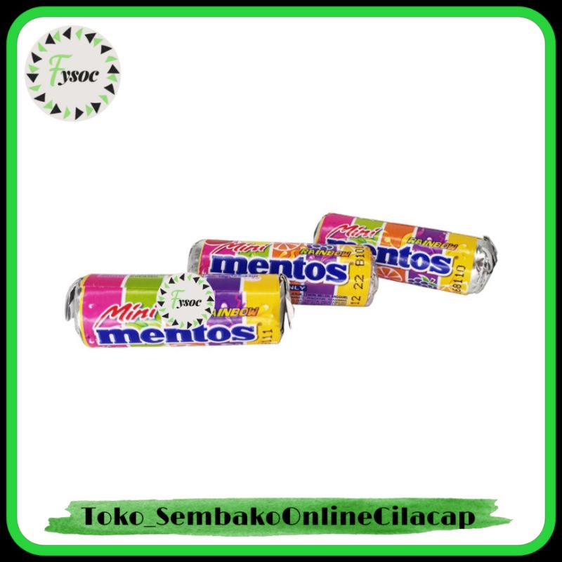 PERMEN MENTOS ROLL MINI RAINBOW