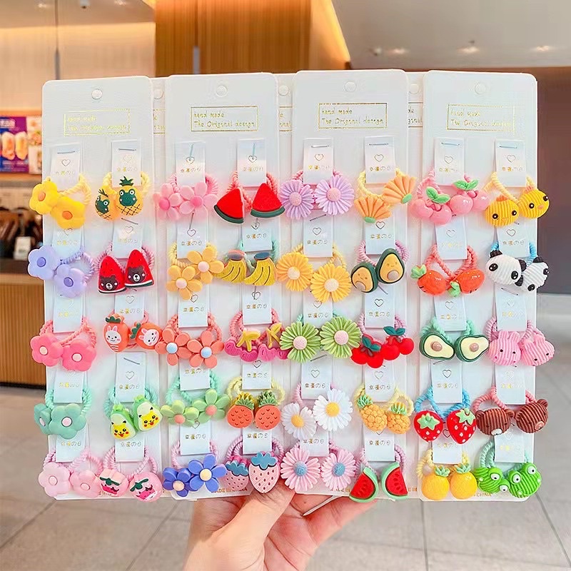 Jepit Rambut Anak Bayi Korea Ikat Rambut Pita Anak Heandband Bayi Aksesoris Anak Perempuan Korea 10 PCs