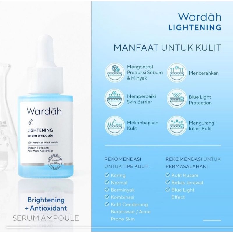 ☀️cahaya acc☀️wardah lightening serum ampoule