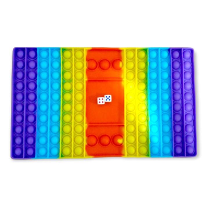 Pop It Rainbow Ludo Jumbo Mainan Anak Pop it Dadu-4