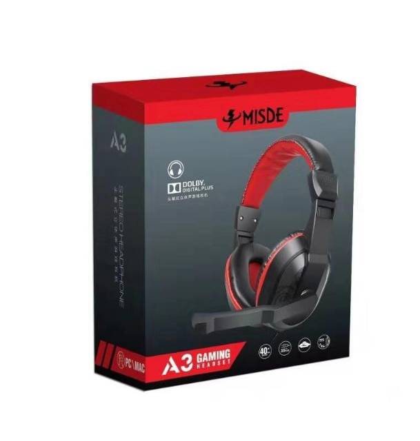 HEADSET / HANDSFREE GAMING A3 + MIC SUPER BASS