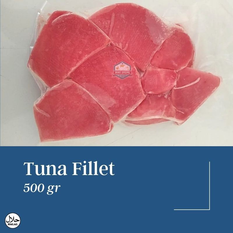 

Ikan Tuna Steak Fillet Beku Premium uk 500 gr