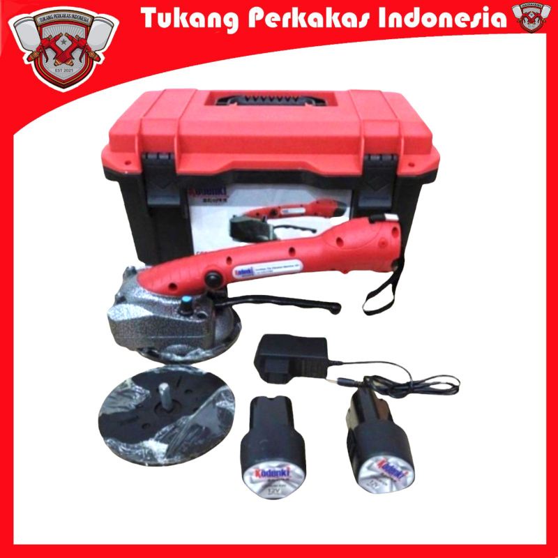 mesin perata keramik cordless kodenki kop angkat pasang keramik granit