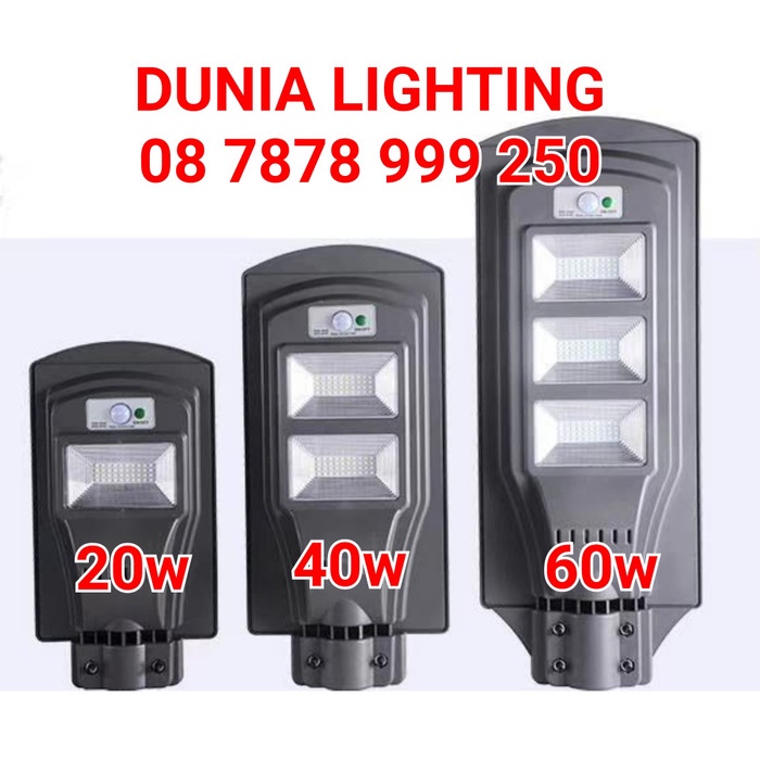 Lampu Jalan Solar Cell 40W Pju Tenaga Surya 40 Watt 40Watt 40 W