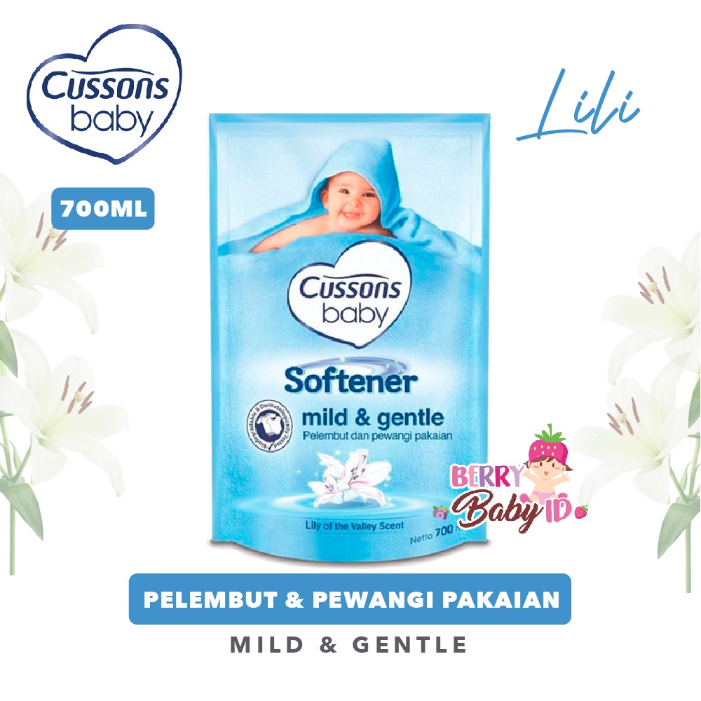 Cussons Baby Pelembut dan Pewangi Pakaian Bayi Softener Refill 700 ml Berry Mart