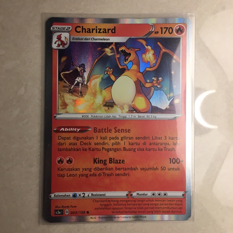 Kartu Pokemon,Charizard Holo R