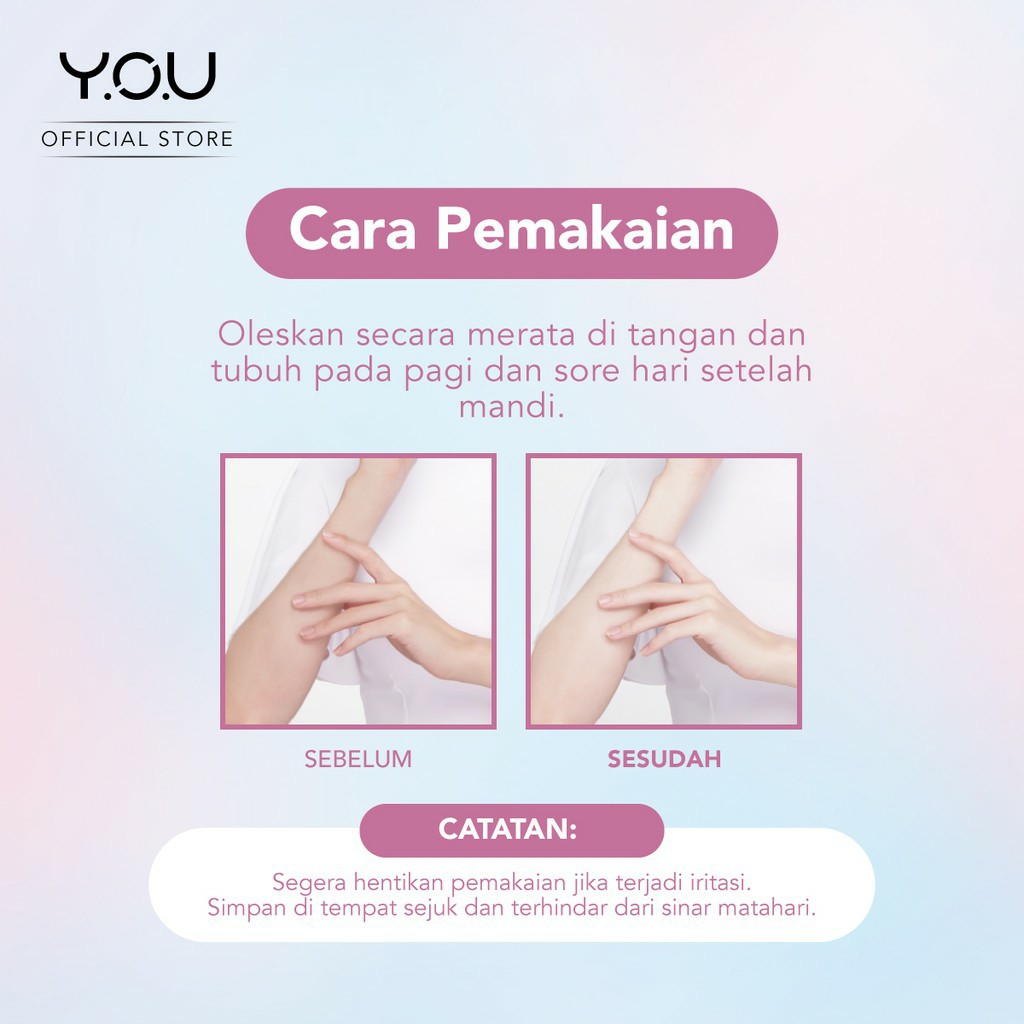 NEW !!! [ORIGINAL] YOU Dazzling Tone Up Body Cream (Kulit Cerah Seketika) COD PRILLY BODY CREAM YOU