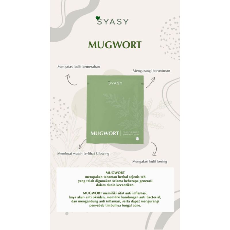 [RESELLER] Face Mask Mugwort SYASY.ID