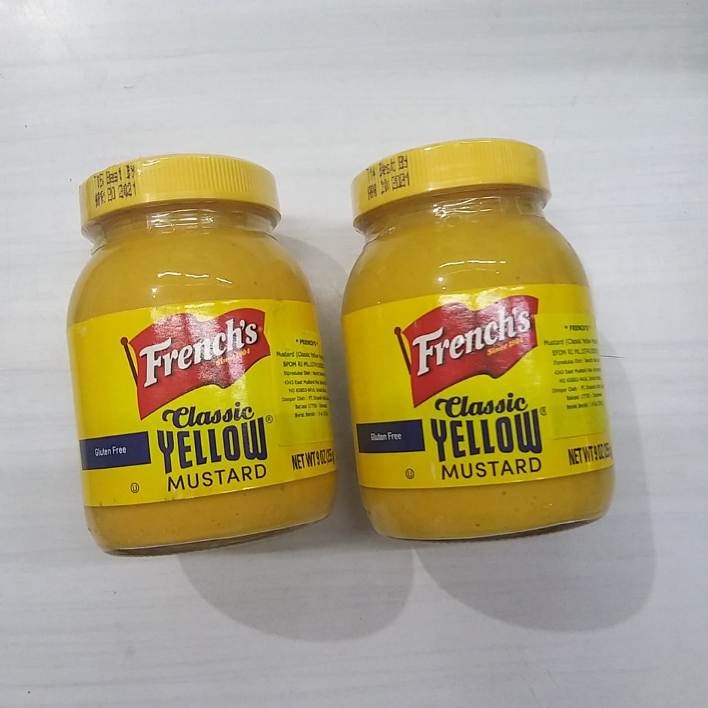 

CLASSIC YELLOW MUSTARD FRENCH'S GLUTEN FREE 255G