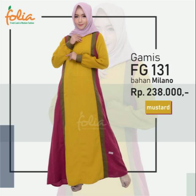 🇲​🇪​🇬​🇦​◆🇧​🇮​🇬​◆
🇸​🇦​🇱​🇪​ ❗❗❗  GAMIS FOLIA FG 131