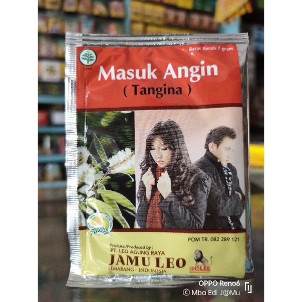 

Jamu eceran masuk angin tangina cap Leo