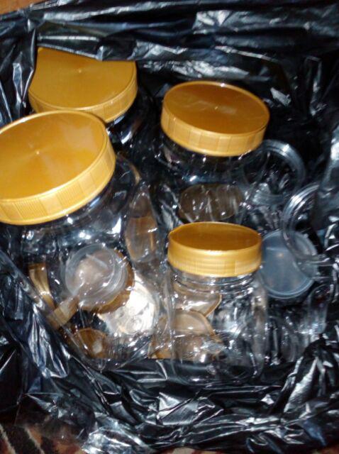 Toples Segienam Hexagonal/toples Kue Kering 700 Mili Toples Plastik Murah Bagus Tebal Snack Tinggi
