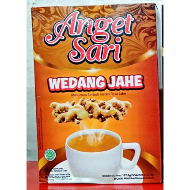 

Anget sari wedang jahe isi 5*28 gram