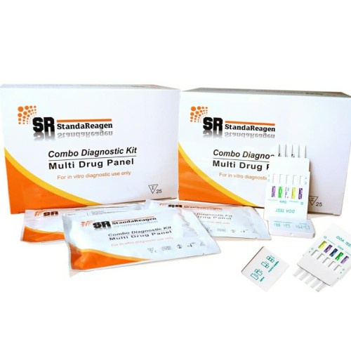 Rapid test Drug 6 parameter, merk SR isi 25 test