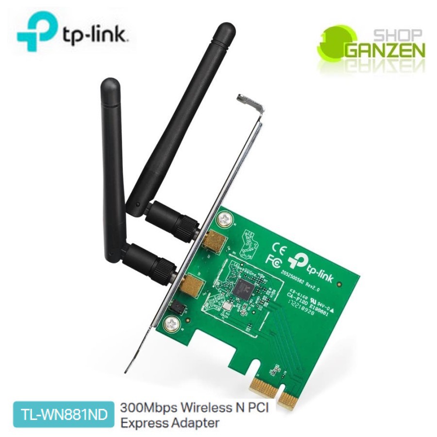 Tp-Link TL-WN881ND 300Mbps Wireless N PCI Express Adapter WN881ND