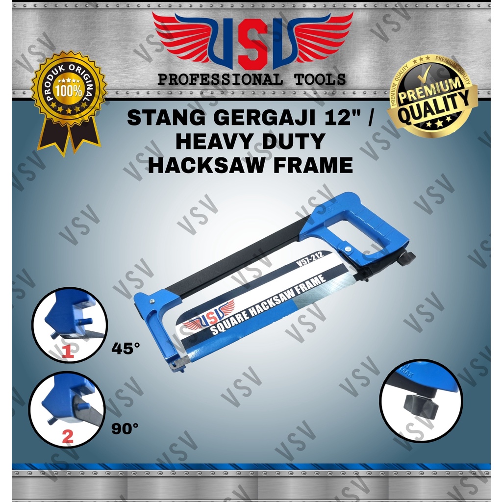 Gagang gergaji 12&quot; VSV / Stang gergaji / hecksaw frame